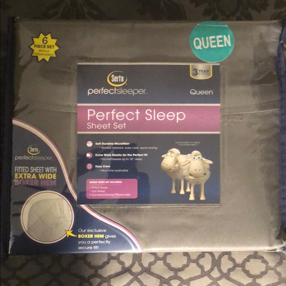 Serta Perfect Sleep sheet set. Queen size